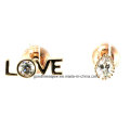 Bonne qualité Vente en gros de bijoux fantaisie 925 boucles d&#39;oreille en argent sterling Love Cute Stud Earrings 925 New E6338